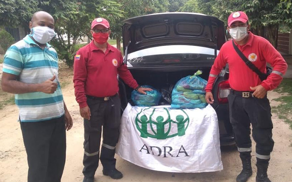 ADRA Colombia distributes food to hundreds of vulnerable families